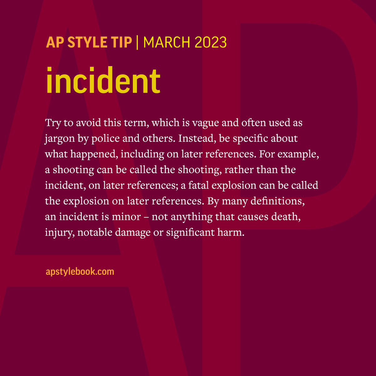 APStylebook tweet media