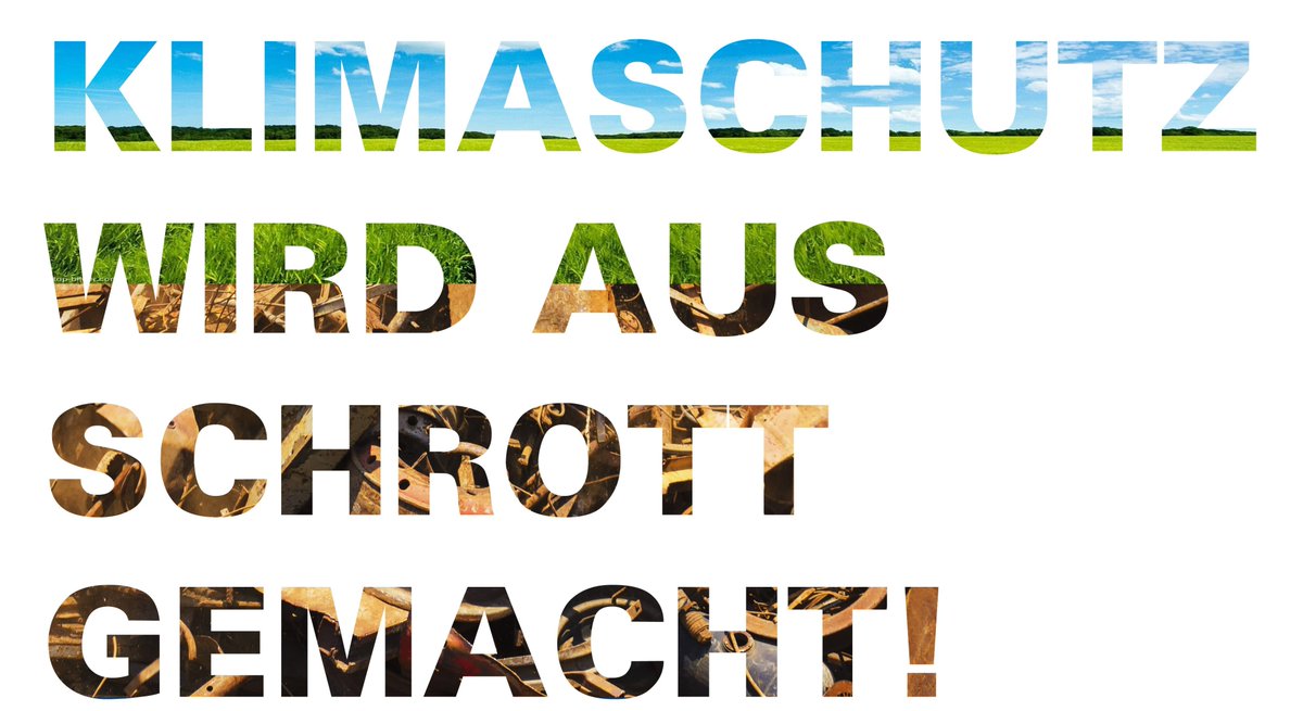 #Klimaschutz bedeutet für uns, effizient mit vorhandenen #Ressourcen umzugehen. Durch den Einsatz von #Sekundärrohstoffen wie #Stahlschrott in der #Stahlproduktion kann im Vergleich zu #Primärrohstoffen kann massiv #CO2 und #Energie eingespart werden. #GlobalRecyclingDay