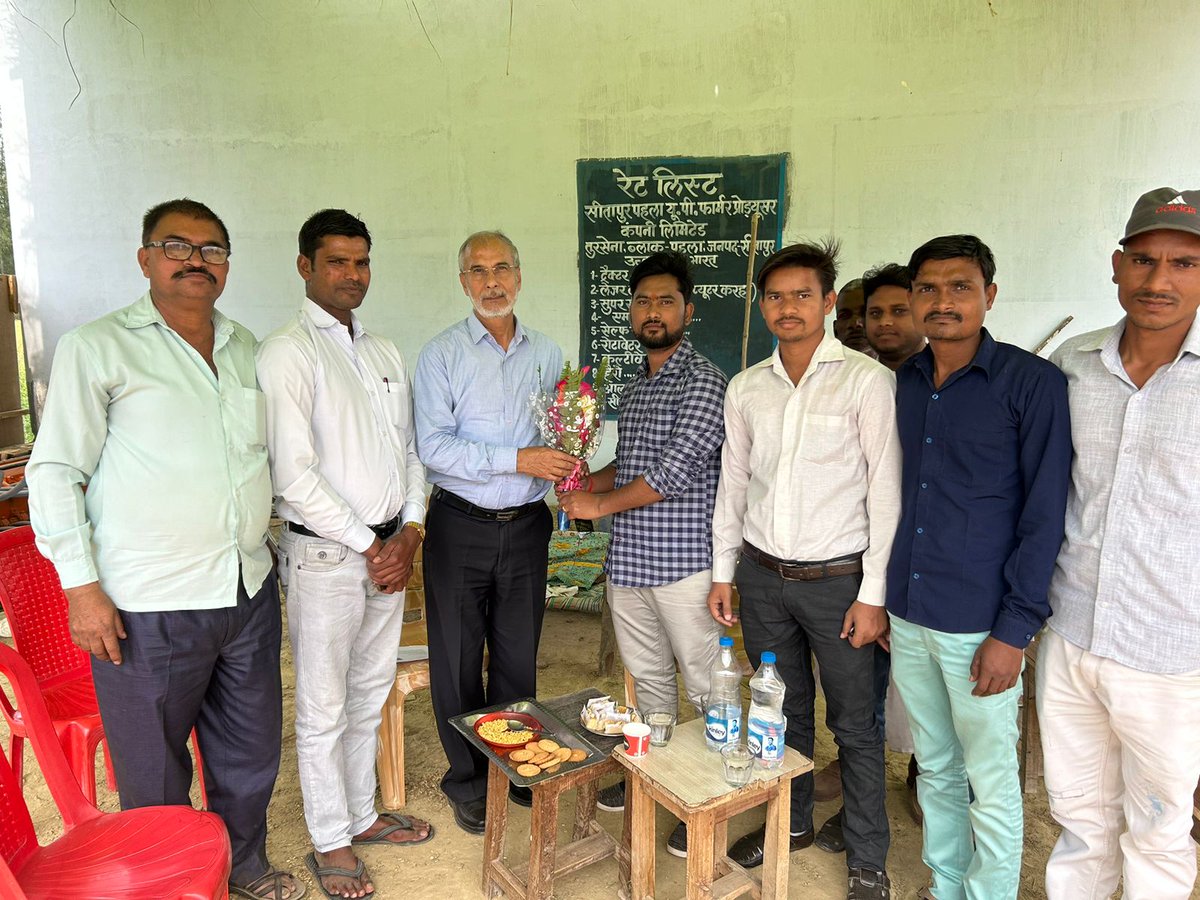 RamPrat05765533's tweet photo. Today visit Sir Dr. Dinesh Tyagi our CSC Academy centre and Sitapur Pahla UP Former Producer Company Limited Tursena Block-Pahla Mahmoodabad District Sitapur Uttar Pradesh
@dintya15 @PMOIndia @CSCUttarPradesh @UPGovt @upagriculture https://t.co/va2TKnqiz1