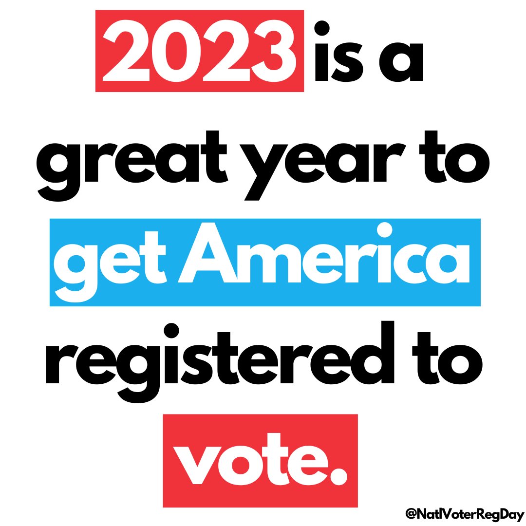You know how it's *kinda* starting to feel like the 2024 Presidential primary has already kicked off? Yeah. Now's a good time to make sure you're #VoteReady for it.