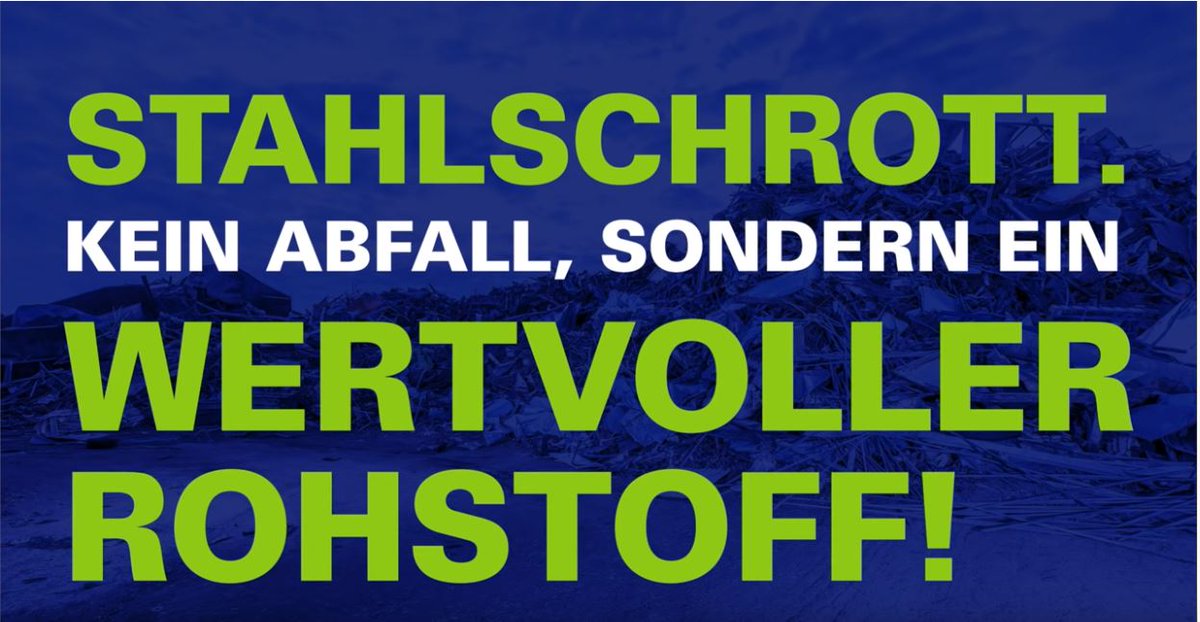 #Stahlrecycling ist integraler Bestandteil einer zirkulären Wirtschaft. Damit ist der Einsatz hochwertiger Schrotte Ausdruck einer ökonomisch und ökologisch nachhaltigen Stahlproduktion. Das ist ein wichtiger Hebel zum effizienten Einsatz von Materialien und Rohstoffen. #GRD
