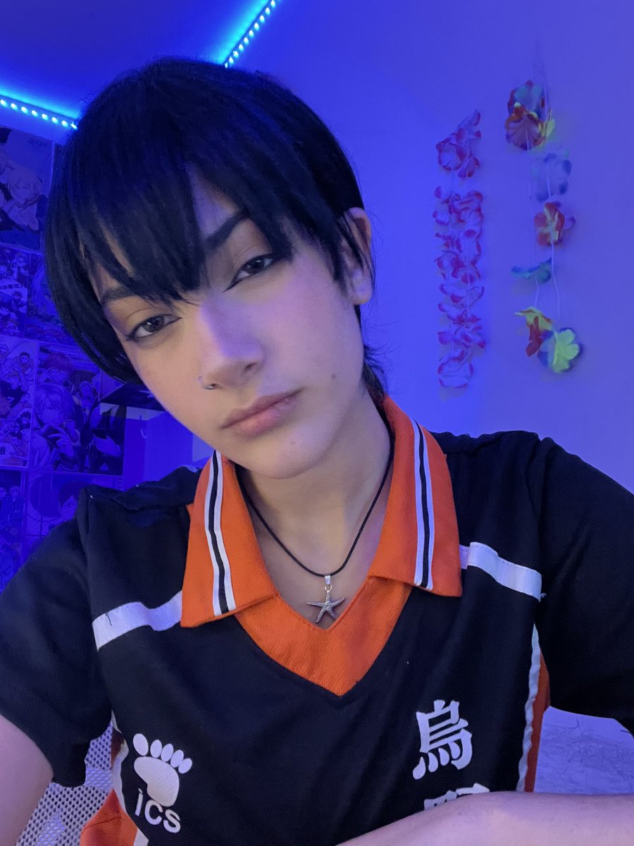 thkma_'s tweet photo. cosplayed my fav again💞 #HAIKYUU #ハイキュー #kageyama #kageyamatobio #haikyuucosplay #tobiokageyama #kageyamacosplay #cosplayer https://t.co/QzEziSJzqk