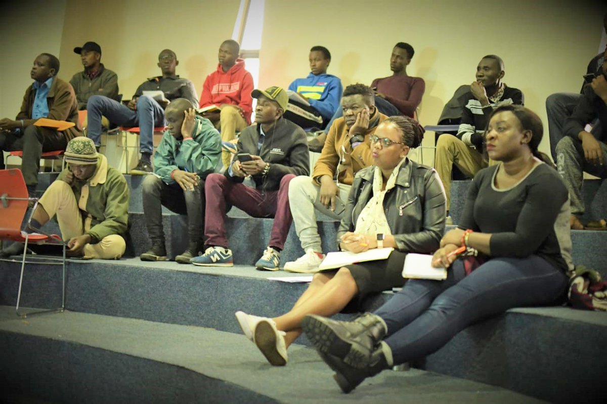 knlsmedia's tweet photo. The Ajira Digital Marketing program, in collaboration with the Kenya National Library, has concluded its final physical training day, marking a significant milestone for the participants and organizers alike. 
@Dollydearest @JoanneNjogu https://t.co/lzM2FrFlQ6