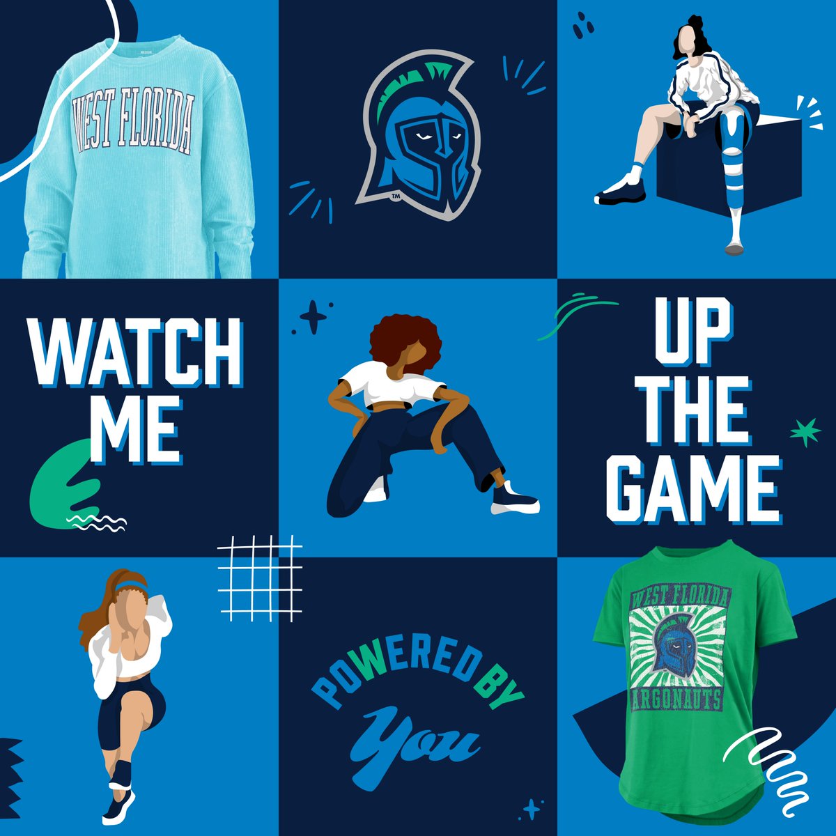 It's Women’s History Month! Argos, celebrate all March long in your UWF Green and Blue. #WomensHistoryMonth