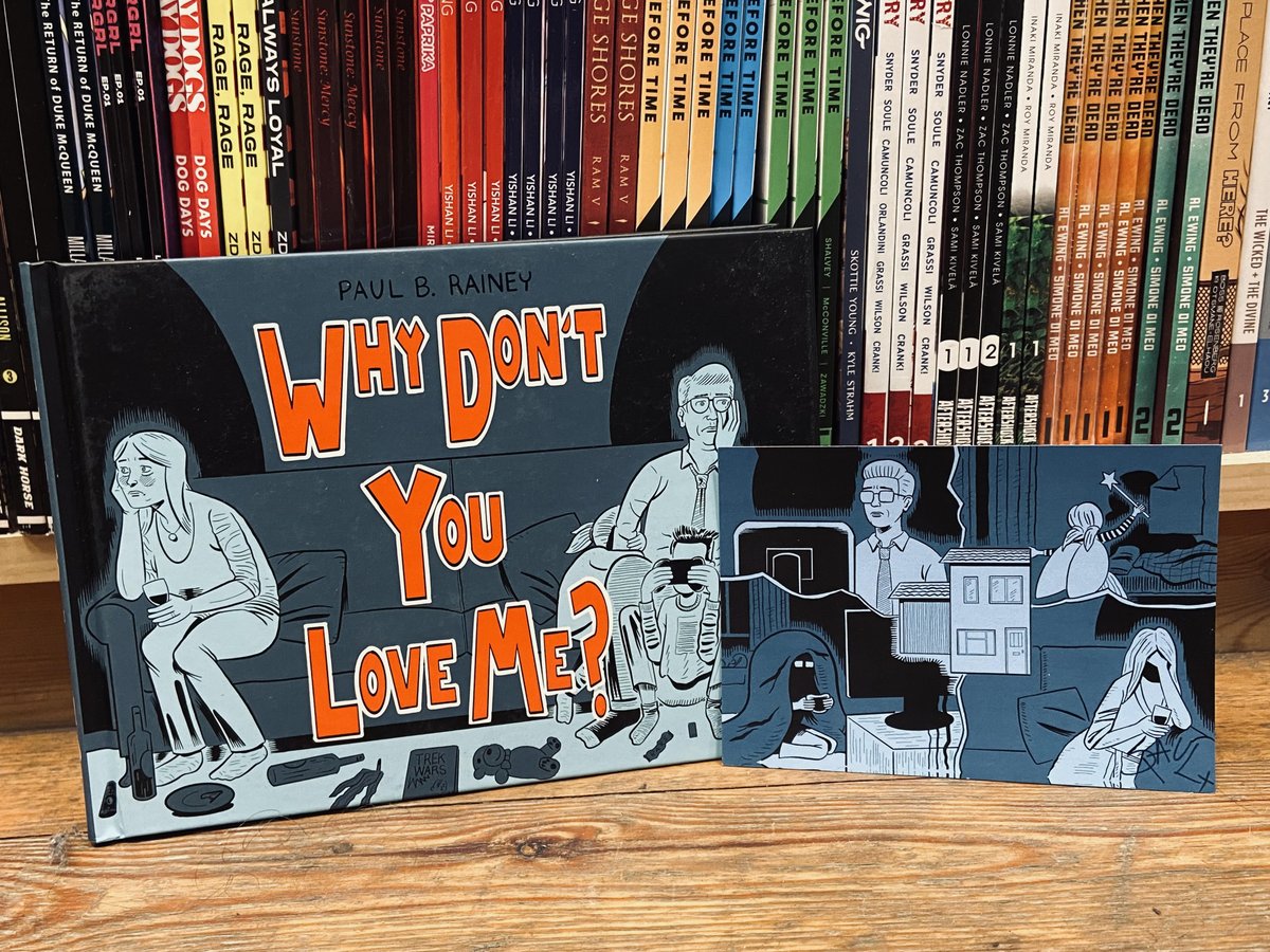 Why Don't You Love Me by @pbrainey continues to do so well at @OKComics.

This expertly written/illustrate graphic novel is bound to leave you speechless. 

Follow Claire and Mark as they navigate dysfunctional family life and more...

okcomics.co.uk/products/why-d…