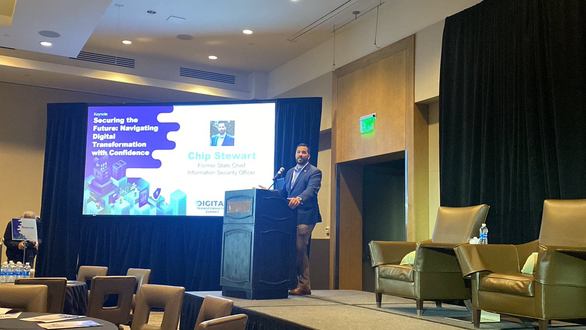 MDTechCouncil's tweet photo. #MTCDigiSummit keynote speaker, Chip Stewart, Former Maryland State Chief Information Security Officer https://t.co/4ETs3B3Fvk