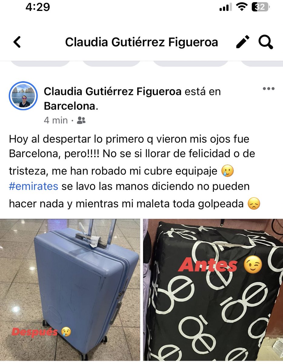 claugufi29's tweet photo. #Emirates háganse responsables 😡 https://t.co/czJLqMPgID