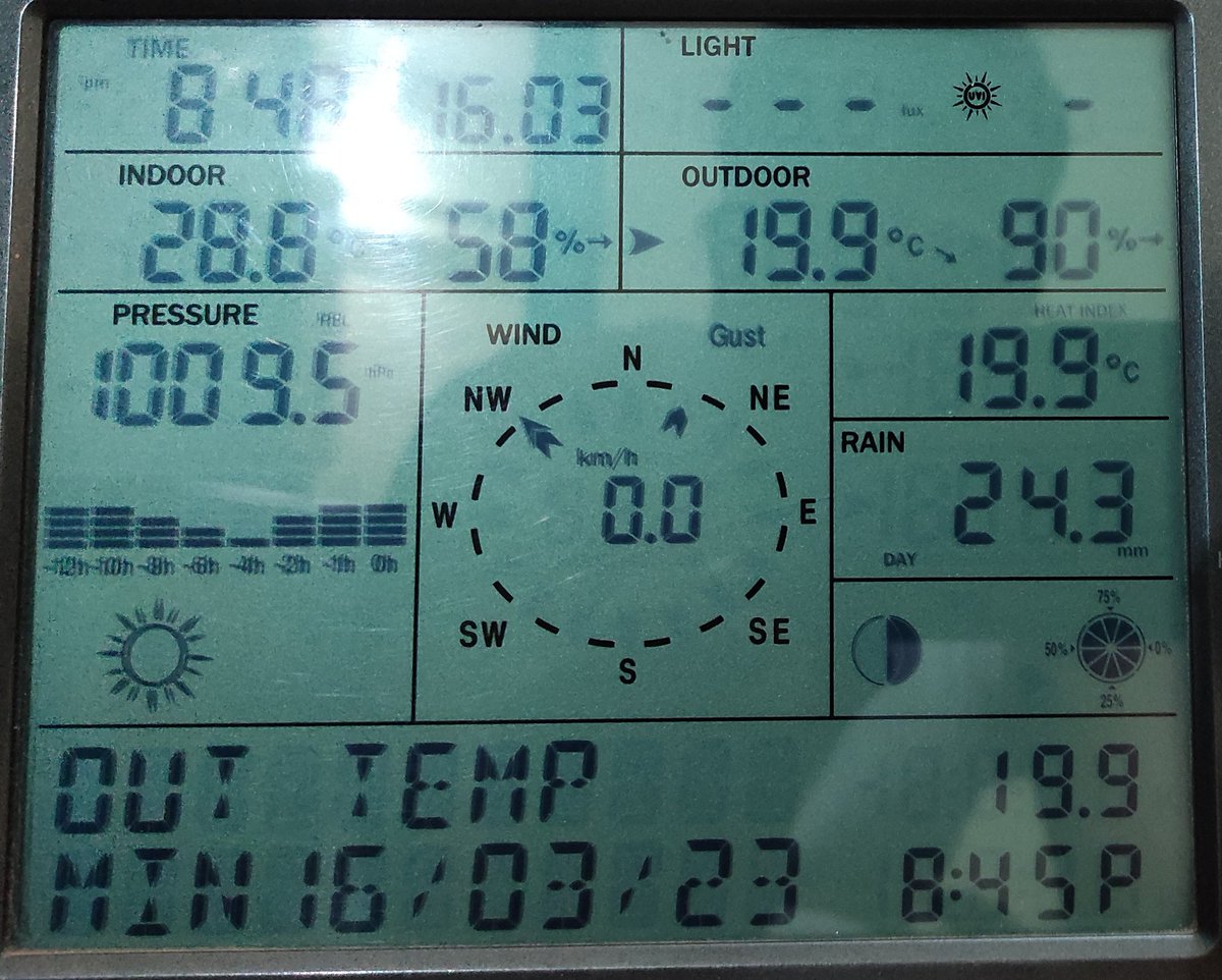meet_abhijit's tweet photo. #Badlapur records 21.3mm #Rainfall till 8.30pm..
And 3mm ending 8.30am on 16 Mar for last 24hr As per #imd 24hrs measuring
Sub 20c min temp happening now. #Thunderstorm #downdraft magic ⛈️😍
Yellow patch as seen on #Mumbai #IMD radar
#MumbaiRains #BadlapurRains #Weather #MH https://t.co/wvMICsgjr4