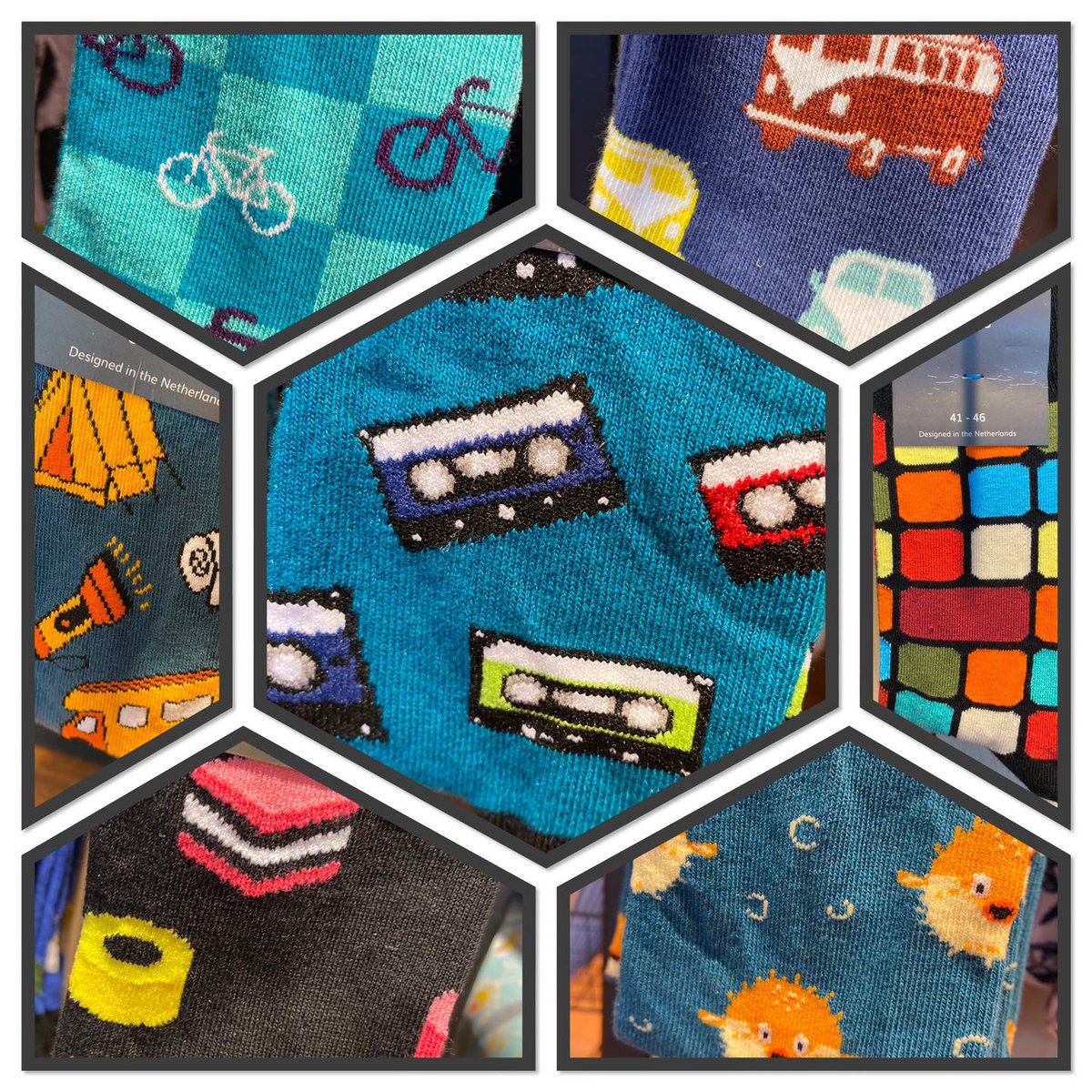 ToffeWinkeltjes's tweet photo. Sokken zijn aangevuld! Heel veel nieuwe printjes 🤩
#sokken #printjes #kleuren #origineel #cadeautip #shopinshop #conceptstore #nunspeet #welkom #tof #toffewinkeltjes https://t.co/CqLufWJtTt