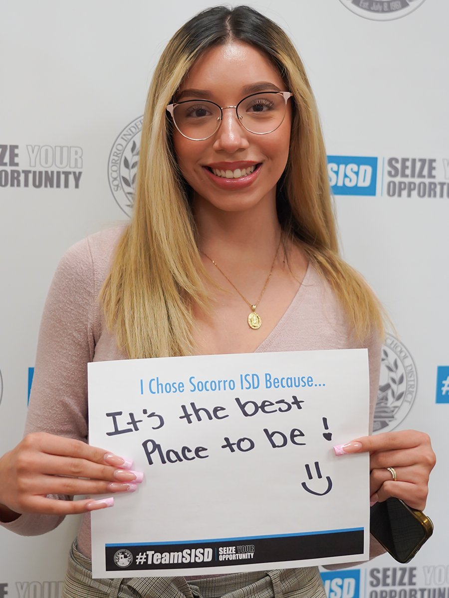 #TeamSISD is proud to announce Irma Pasillas as a College Tutor at @Escontrias_ES. Welcome to <a href="/SocorroISD/">Socorro ISD</a>! Congratulations!
