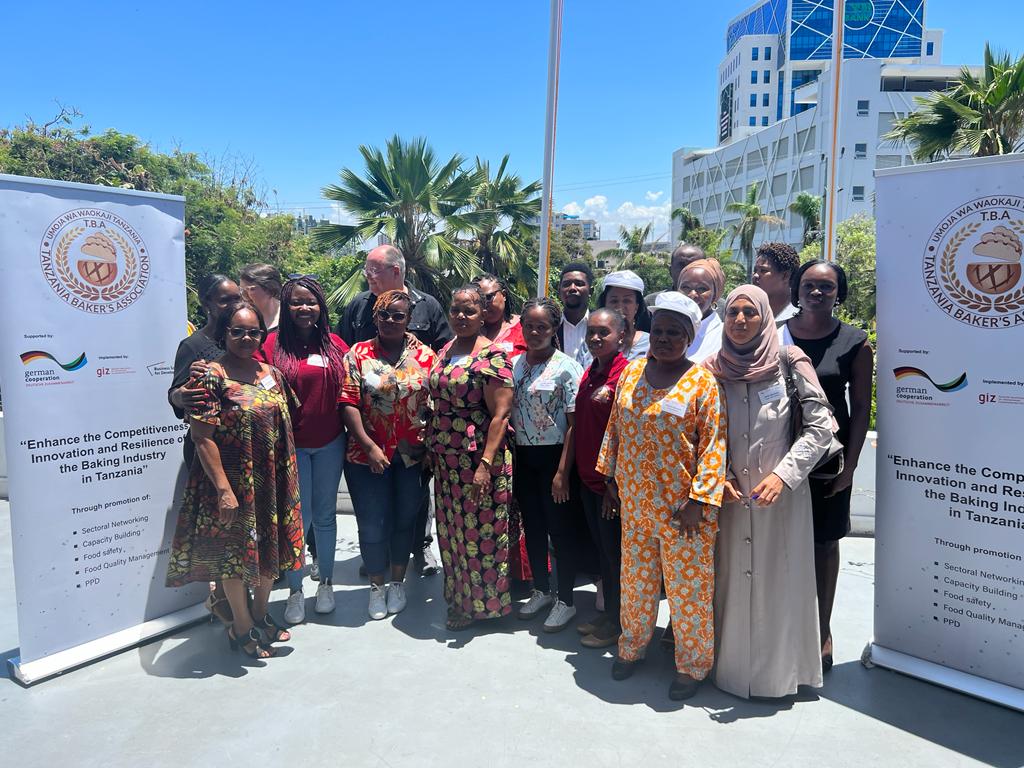 TBA_Bakers's tweet photo. With support of @giz_gmbh #BusinessScoutsforDevelopment, the @tanzania_bakers is implementing a two days  training and scoping workshop for Tanzanian Bakeries to enhance their competitiveness, innovation and resilience. https://t.co/vyyQ0Yoxto