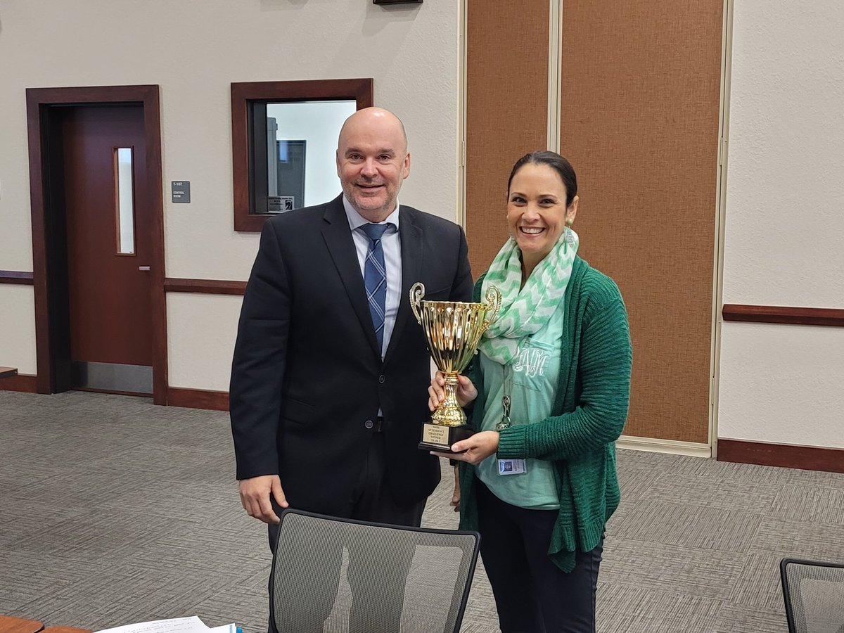 Congrats to Osceola Magnet School for winning the team 2 Attendance Matters trophy for the weeks of 2/27-3/10!