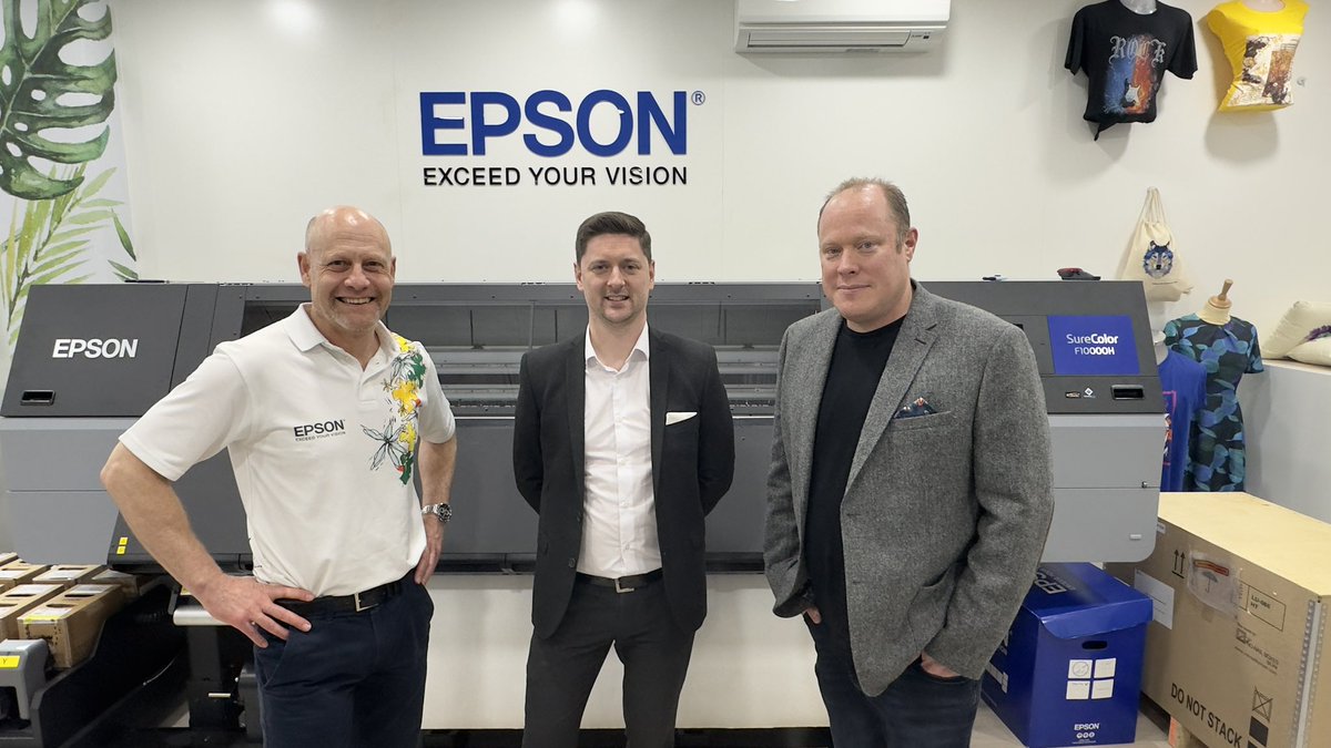 Exhibitor announcement, <a href="/EpsonUK/">Epson UK</a> / SEDO confirm their stand at <a href="/theprintshow/">The Print Show</a> this September. #TPS203