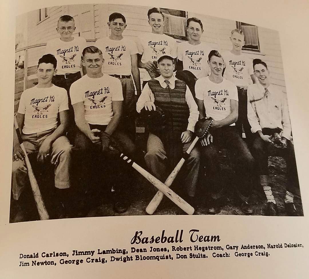 SuitUpVarsity's tweet photo. The Boys of Spring hit the diamonds today as well.  Check out the Magnet baseballers of 1949 as they prove that sometimes in uniforms, less is more. https://t.co/n7ZxJiOX5z