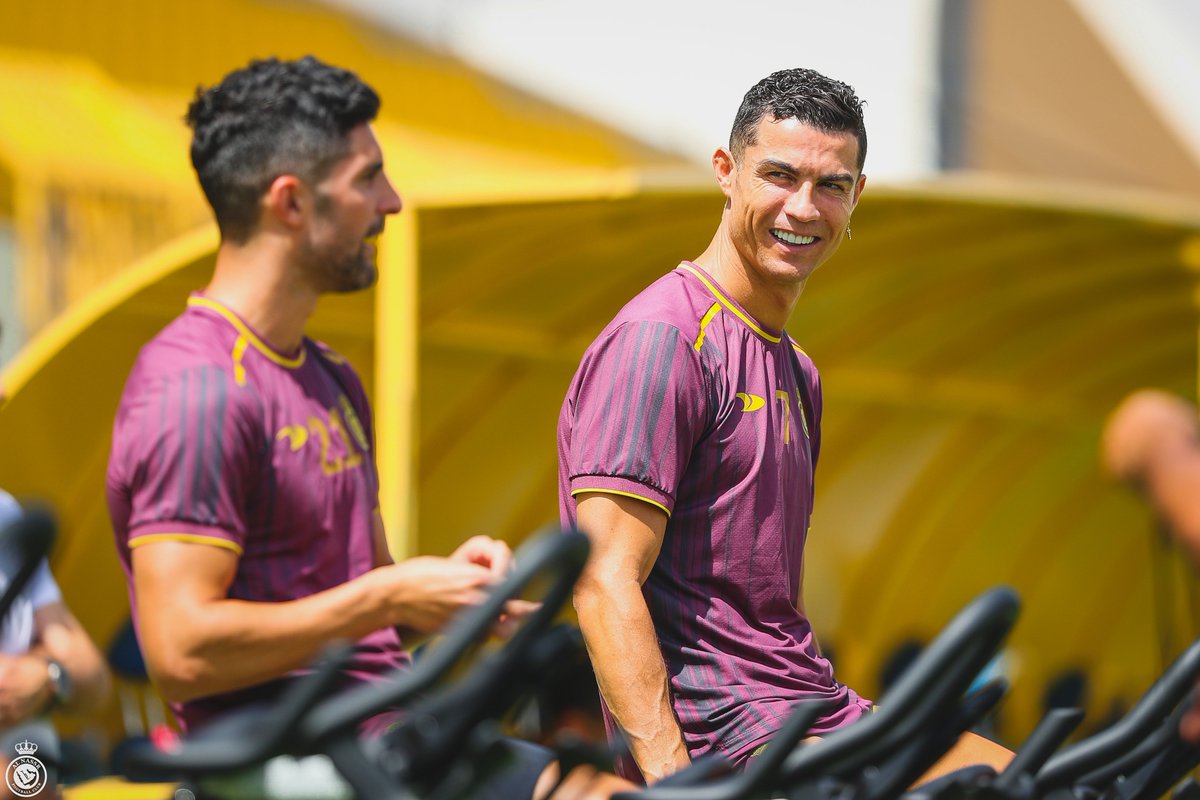 AlNassrFC's tweet image. ابتسامـة الخميـس 😄💛