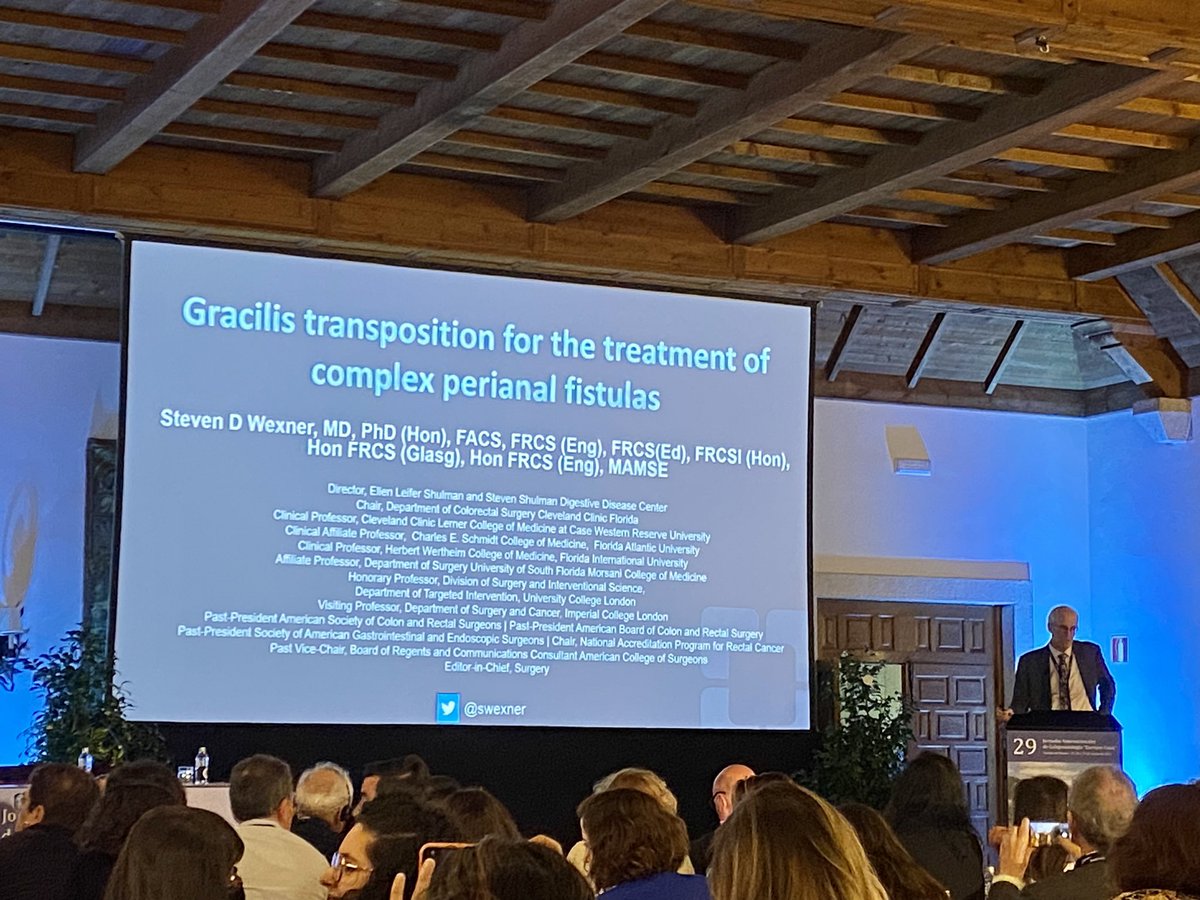 Prof. <a href="/SWexner/">Steven D Wexner MD, PhD</a> conference in #cpbaiona23