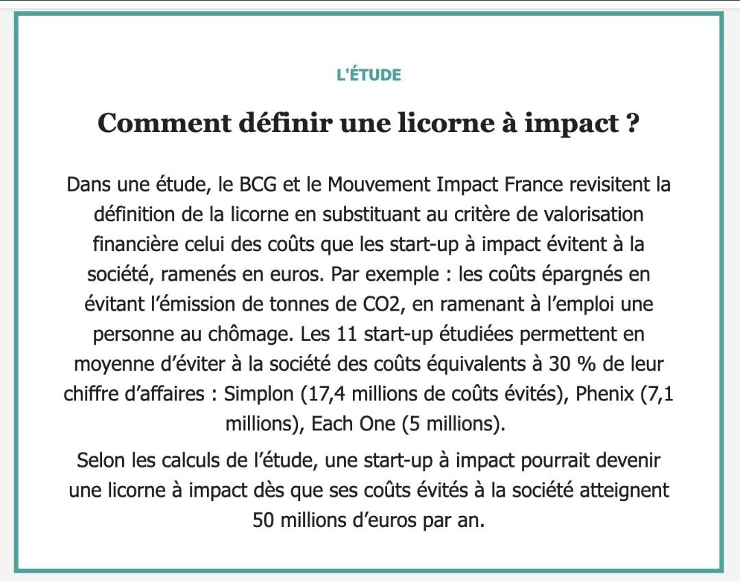 Jean MOREAU (@jean_moreau_) on Twitter photo 🦄🌱"Comment définir une licorne à impact ?"
La dernière newsletter <a href="/LesEchos/">Les Echos</a> #Startups revient sur notre étude <a href="/BCGinFrance/">BCGinFrance</a> x <a href="/Mouv_ImpactFr/">Mouvement Impact France</a> x <a href="/Tech_for_goodfr/">TECH FOR GOOD France</a>
#Startup #TechForGood <a href="/wg_camille/">Camille Wong</a> 🦄🌱"Comment définir une licorne à impact ?"
La dernière newsletter <a href="/LesEchos/">Les Echos</a> #Startups revient sur notre étude <a href="/BCGinFrance/">BCGinFrance</a> x <a href="/Mouv_ImpactFr/">Mouvement Impact France</a> x <a href="/Tech_for_goodfr/">TECH FOR GOOD France</a>
#Startup #TechForGood <a href="/wg_camille/">Camille Wong</a>