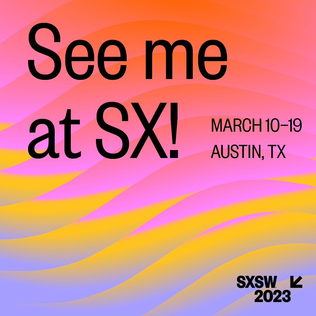 simon_clowes's tweet photo. thank you to everyone who attended the mentor session at SXSW this past weekend!
your presence, thoughtful questions, and engagement were truly humbling.
i am honored to have shared that space with you all and can't wait to continue our conversations. 💜
#SXSWPresenter #SXSW https://t.co/npGHrlJROp