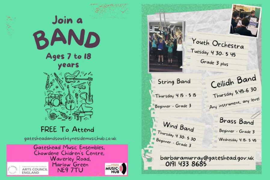 Gateshead and South Tyneside Music Hub tweet media