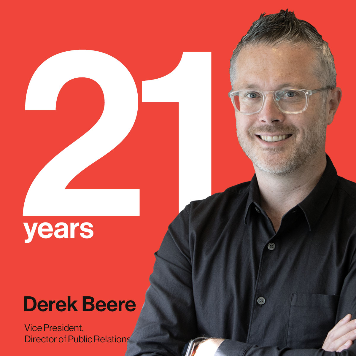 mason_inc's tweet photo. Time flies when you're having fun! Our VP and Director of Public Relations @derekbeere  is celebrating 21 years. Congratulations on this milestone! 🎉 https://t.co/1t8YGhiKJk