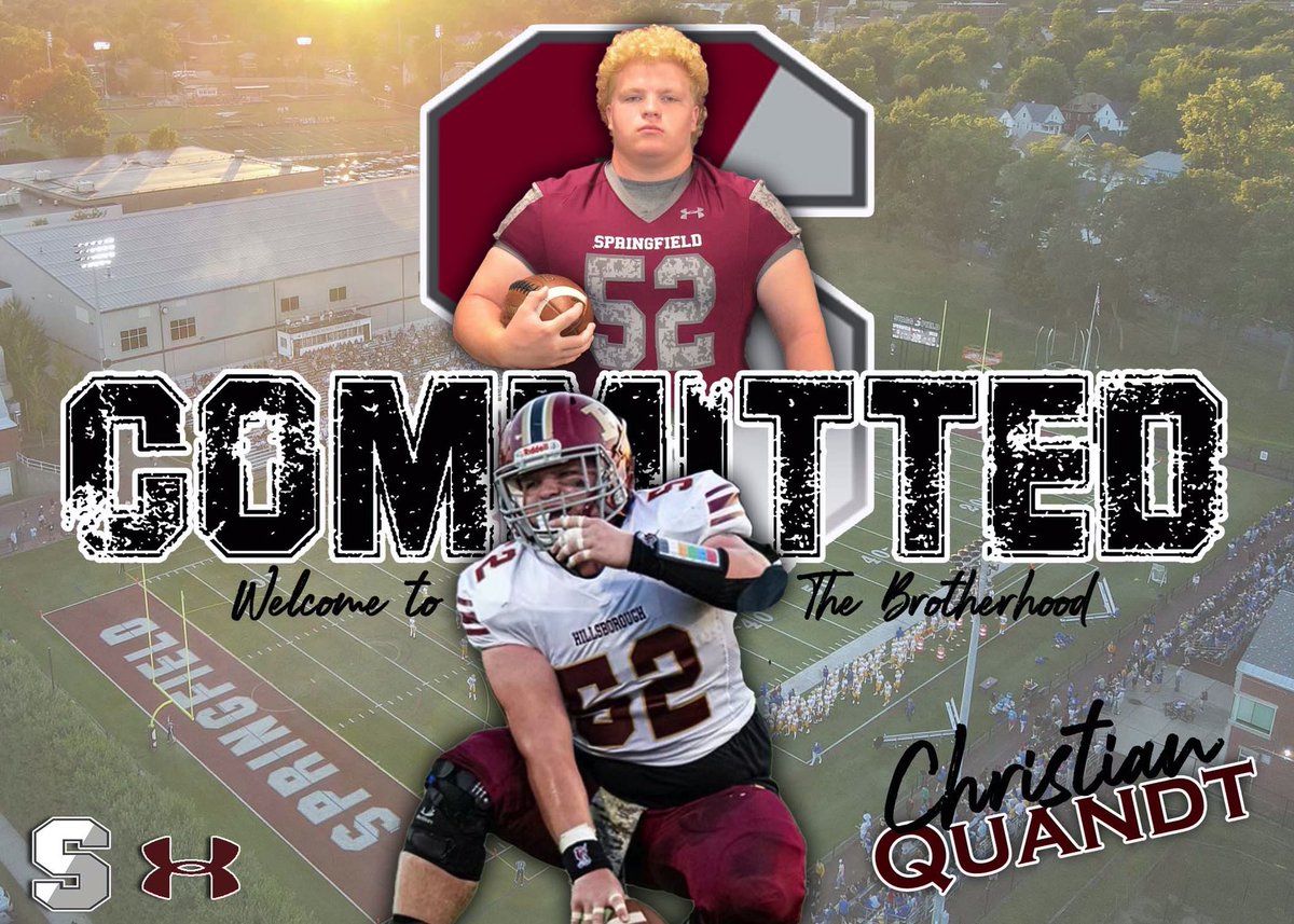 Christian Quandt (@christianquand2) on Twitter photo I am excited to announce that I am committed to Springfield College where I will further my academic and athletic career! Thank you to my family, friends, teammates, and coaches for all the support. 🔻<a href="/_SCFootball/">Springfield Football</a> <a href="/Coach_LaMarca/">Emil La Marca</a> I am excited to announce that I am committed to Springfield College where I will further my academic and athletic career! Thank you to my family, friends, teammates, and coaches for all the support. 🔻<a href="/_SCFootball/">Springfield Football</a> <a href="/Coach_LaMarca/">Emil La Marca</a>