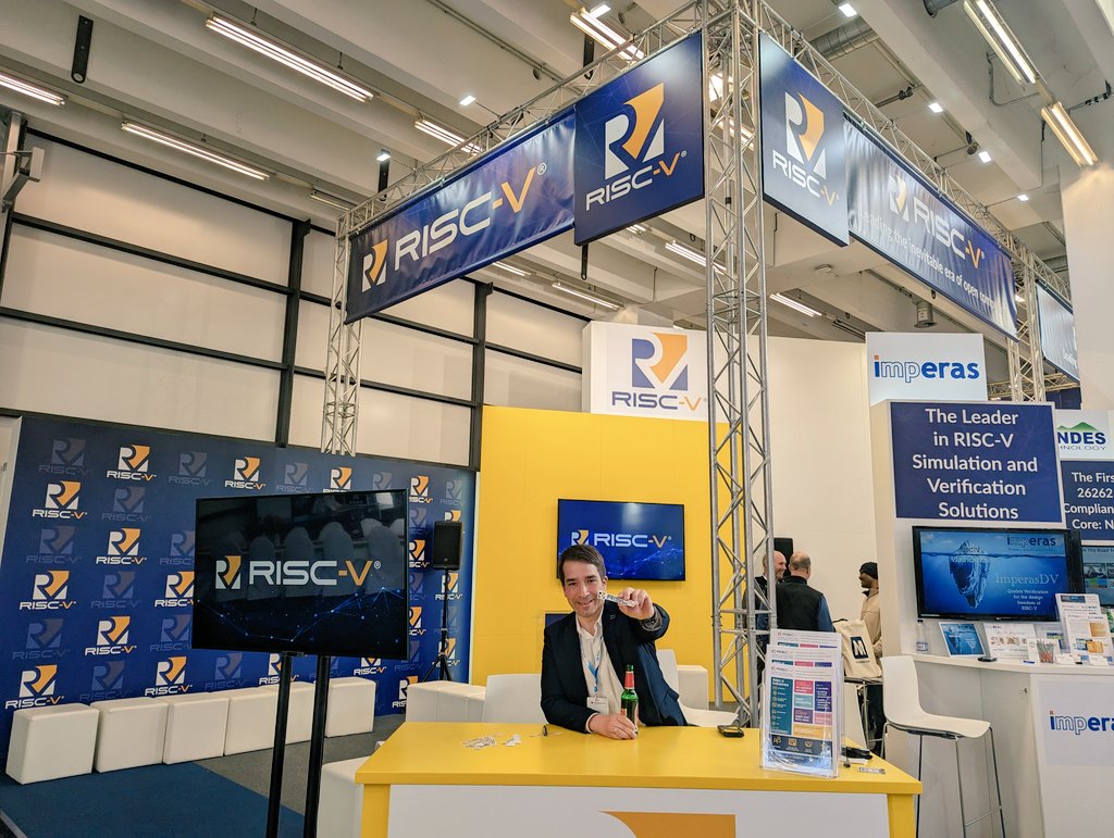 risc_v's tweet photo. It was a pleasure to tweet as #RISCVambassador here for #ew23
Wish you all a great time and greetings from #RISCV

See you next time with #RISCVeverywhere 

/Flo https://t.co/GUSNdAnJrd