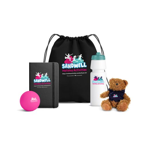 RenaissanceCre8's tweet photo. One of our recent branding designs for Sandwell Council applied to a range of merchandise to support their HAF project. @SandwellHAF https://t.co/PFHrA1BuKY