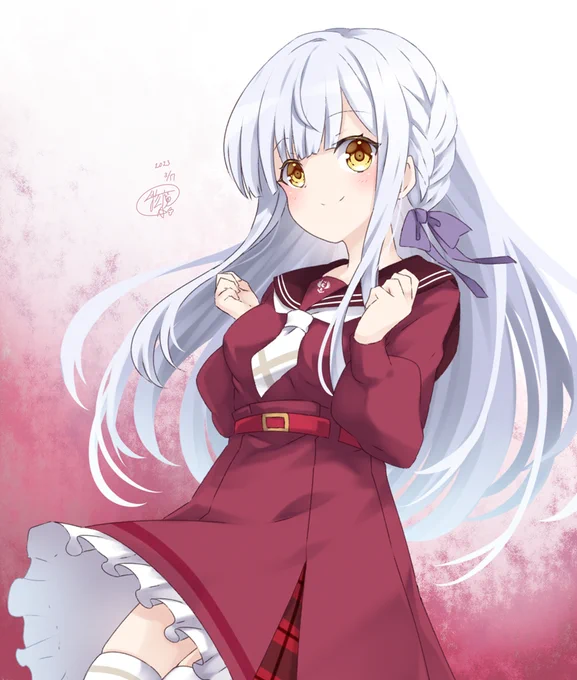 17/100日リクより。【アサルトリリィ】の今叶星。「いっしょに頑張りましょ」 