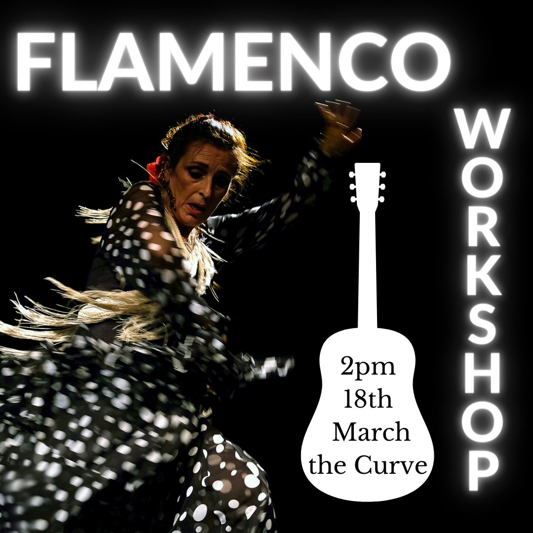 Fancy having a go at flamenco? Join Flamenco Express for the chance to learn to dance flamenco on 18 March at The Curve, Slough. Tickets (Pay What You Can) are available at homeslough.org.uk/event/flamenco…