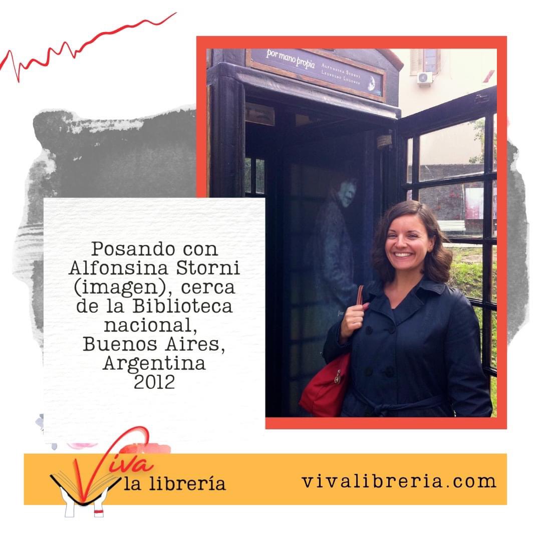 viva_libreria's tweet photo. En este #TBT recuerdo mi visita a la Biblioteca Nacional en Buenos Aires, donde hallé este homenaje a la escritora Alfonsina Storni, julio de 2012 🇦🇷 ¿Tienes un poema favorito de Storni?📖 https://t.co/Z51ofgeBko