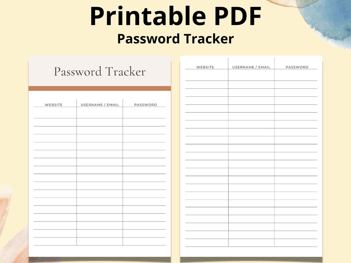 EassyTemplates's tweet photo. https://t.co/4mkag88GOE

#editableloginsheet #simplepasswordtracker #digitalaccessplanner #customizableloginrecord #passwordlogtemplate #printablecredentialstracker #webloginspreadsheet #passwordmanagementform #passwordkeeperworksheet https://t.co/3DbH7k9jk5