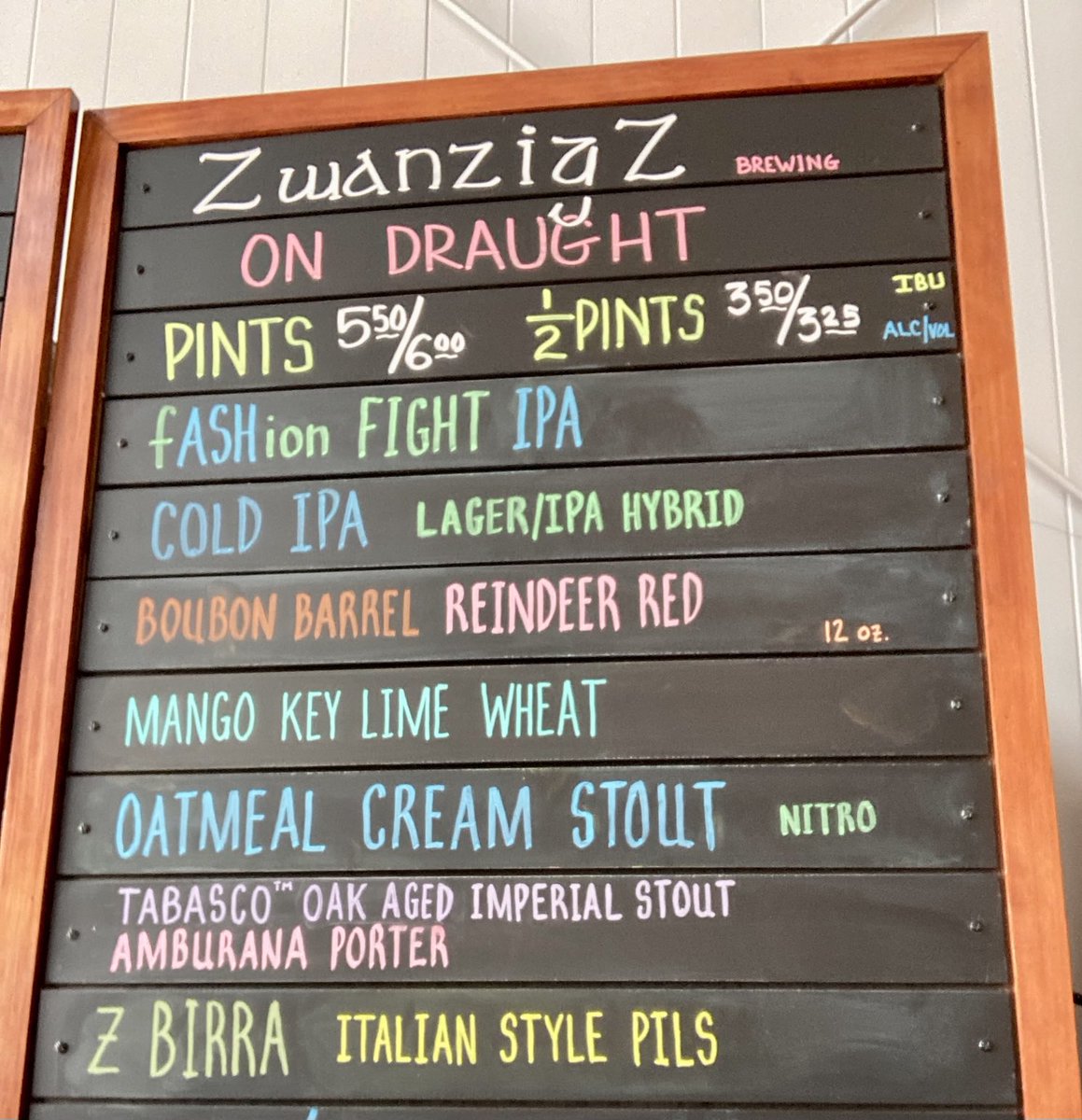 Draft board selfie. Brewery location, 315 12th Street, open from 4-8 tonight. Pints and mix &amp; match 4 &amp; 6 packs offer you the variety and flexibility that you need to make the best #CraftBeer decision for yourself and the ones that you love.