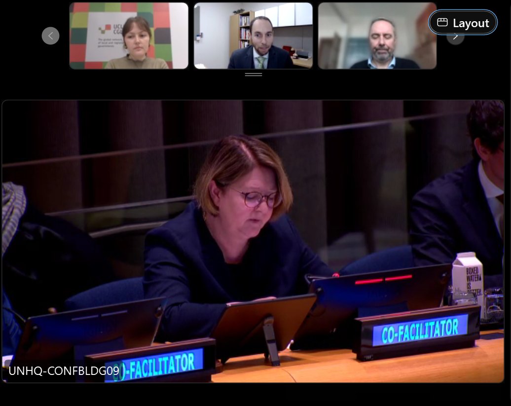 United Cities (@uclg_org) on Twitter photo .<a href="/UN/">United Nations</a> Summit of the Future Consultations ✨Common Agenda Emergency Platform
@CecileRoth of UCLG WS recalls the vital role local governments play at the frontline of emergency responses and multilevel governance as essential to be included in the emerging Emergency Platform .<a href="/UN/">United Nations</a> Summit of the Future Consultations ✨Common Agenda Emergency Platform
@CecileRoth of UCLG WS recalls the vital role local governments play at the frontline of emergency responses and multilevel governance as essential to be included in the emerging Emergency Platform