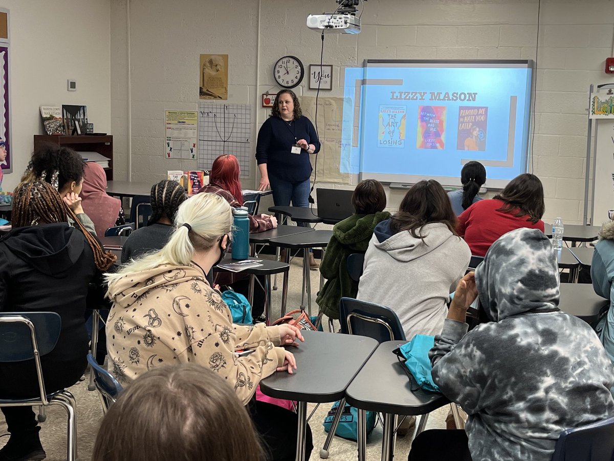 Watch out for these future authors! Students attending a publishing breakout session with Guest Author Lizzie Mason @ LitCon Col 5!  #aacpslitcon #aacpsawesome