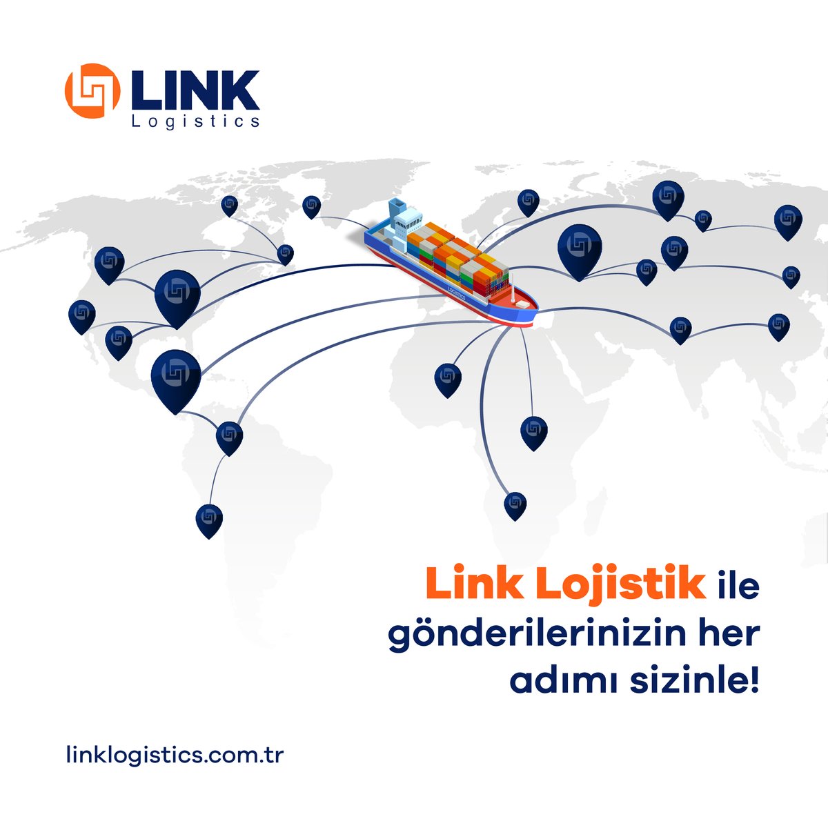 LinkShipping's tweet photo. Web sitemizde yer alan Konteyner Takibi uygulamamız ile yüklemelerinizin her adımını haritadan takip edebilir ve kontrol edebilirsiniz. https://t.co/9c3OZK7jIw