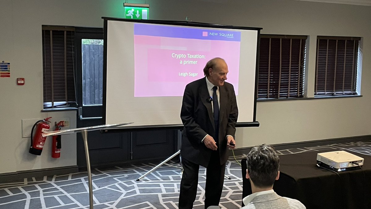 Todays final speaker is <a href="/LeighSagar/">Leigh Sagar</a> from <a href="/NewSqChambers/">New Square Chambers</a> , who is talking about the taxation of crypto assets.

<a href="/STEPSociety/">STEP</a> #STEP