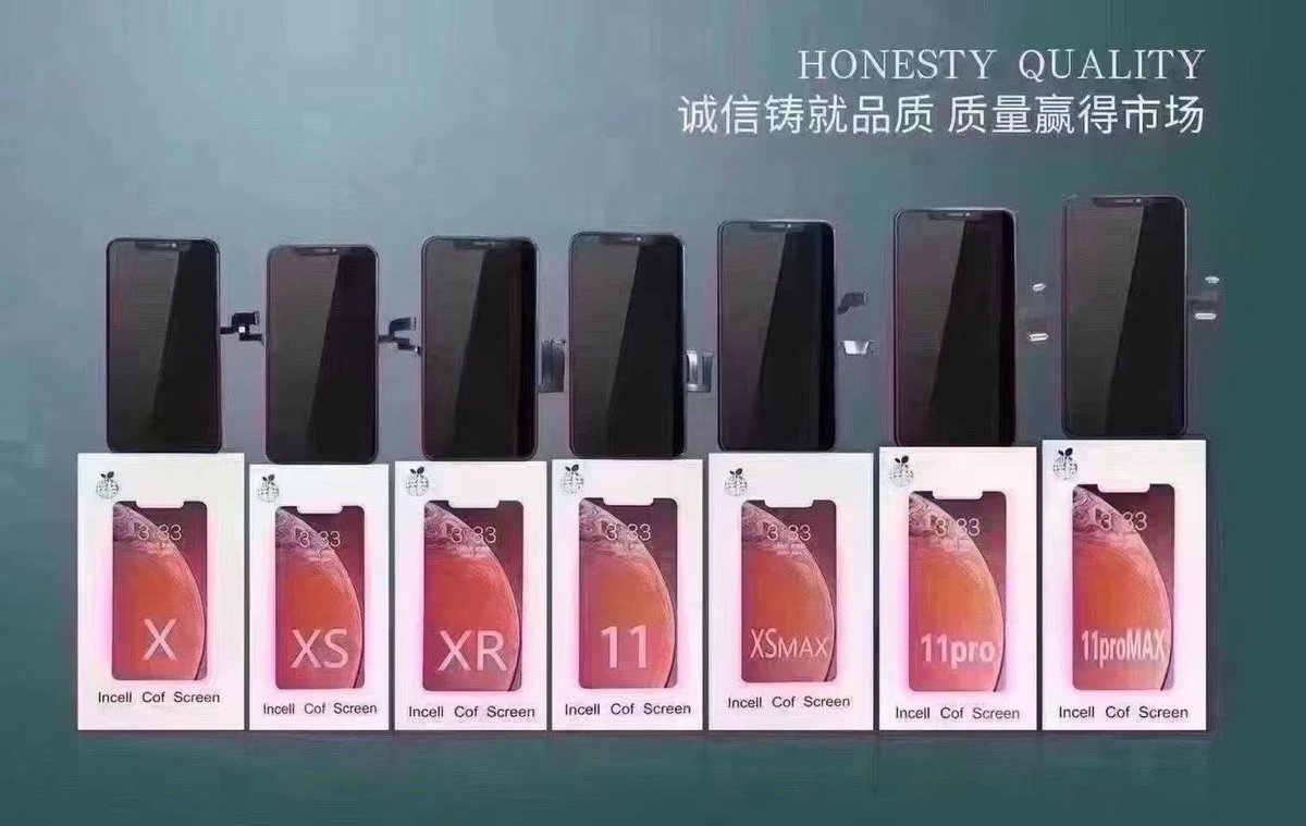AmyLiu92521167's tweet image. Price update for below all screen replacement
​RJ/JK/ZY/HE/SL/GX/YK