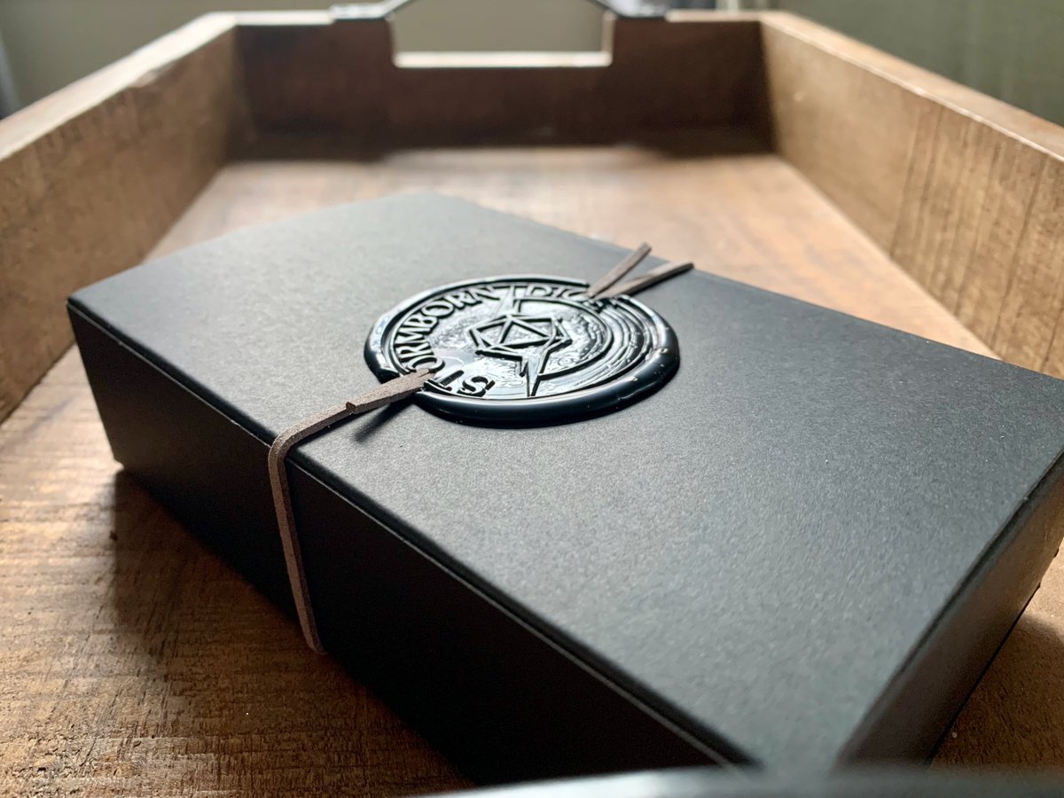 Did I mention that the dice will come in a box like this?
I didn't? 
Oh...