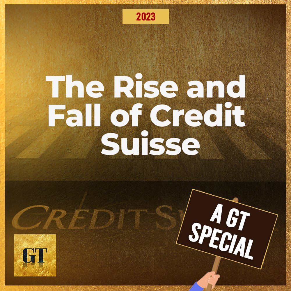 GoldTelegraph_'s tweet photo. The Rise and Fall of Credit Suisse.  🙄

Credit Suisse is crumbling. 
The Swiss banking system is feeling the heat. 
Top investors are unwilling to invest more.

Welcome to 2023.

Credit Suisse, recognized as the second-largest financial institution in Switzerland and the seventeenth-largest lender by assets in Europe, has recently caught the world's attention.

Over the past six months, the 166-year-old bank's valuation has witnessed a staggering 65% decline, reaching an unprecedented low.

Let's dive in.

Last October, the company announced a radical restructuring after cutting thousands of jobs, including shrinking its investment bank and raising $4 billion in capital from investors, including the Saudi National Bank, which would make them a 10% owner of the company and the largest shareholder.

Coincidently, the Qatar Investment Authority became the second-largest shareholder in Credit Suisse.

It is important to recall that Credit Suisse faced a substantial setback in 2021, incurring a loss of $5.5 billion due to its connection to the collapse of Archegos Capital Management.

This single event led to the obliteration of five years' worth of investment banking profits, highlighting its risk management practises' total and complete failure.

Earlier this week, the bank revealed that the unprecedented outflows of client funds in early October had not been recuperated as of this month but had stabilized at lower levels.

Credit Suisse saw customer withdrawals of more than 110 billion Swiss francs in the fourth quarter.

Additionally, the bank confirmed in its annual letter it had to utilize liquidity buffers to address the consequences of these withdrawals and acknowledged that these circumstances have exacerbated and may continue to exacerbate liquidity risks.

Why did people begin to panic?

On Tuesday, executives said the bank's financial reporting was subject to material weaknesses in internal reporting processes for 2022 and 2021 after years of showcasing embarrassing risk management practices and empty promises.

This is where things get turned up.

The head of Saudi National Bank (the biggest shareholder) chose not to invest more in Credit Suisse due to regulations, sparking liquidity fears alongside European bank instability.

@zerohedge also reported that the bank's second-largest shareholder, the Qatar Investment Authority declined to comment as the fear started to take flight.

This prompted the US Treasury Department to say it was closely monitoring the Credit Suisse situation. Switzerland has a long-standing reputation for stability, neutrality, and a historical role as a tax haven since the mid-20th century, adding a layer of complexity to the matter.

Naturally, the Swiss National Bank swooped in like a guardian angel waving a magic wand, eager to save the day for more bankers. 

What else would a central bank do but tenderly rescue a bumbling institution after a long, steady dance with recklessness?

Credit Suisse said it would borrow up to 50 billion Swiss Francs ($53.7 billion) from the Swiss central bank.

Yet another bailout. Incompetence bags a prize again.

But what happens if this is not enough?

In March 2022, the Swiss government indicated it wanted to set up a public liquidity backstop for banks to provide state-guaranteed cash should one of the country's big banks fail.

The proposed backstop would allow the Swiss National Bank to provide funds to any systemically important bank in the event of a failure in the form of a state-guaranteed loan.

However, the Swiss central bank recorded a historic loss of 132.5 billion francs ($141.54 billion), echoing Credit Suisse's reckless risk management skills over the years.

The Fed and Swiss central bank's support for financial institutions illustrates the flawed system of socialized losses and privatized profits in today's version of capitalism.

Expect more volatility and, sadly, more government support in the financial system.