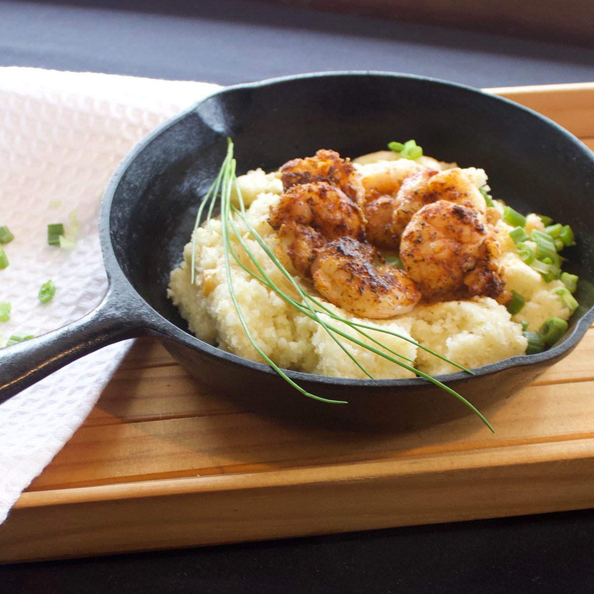 It just feels like a shrimp and grits kinda day. 
#comegetsome #shrimpandgrits #ModernSoutherComfortFood