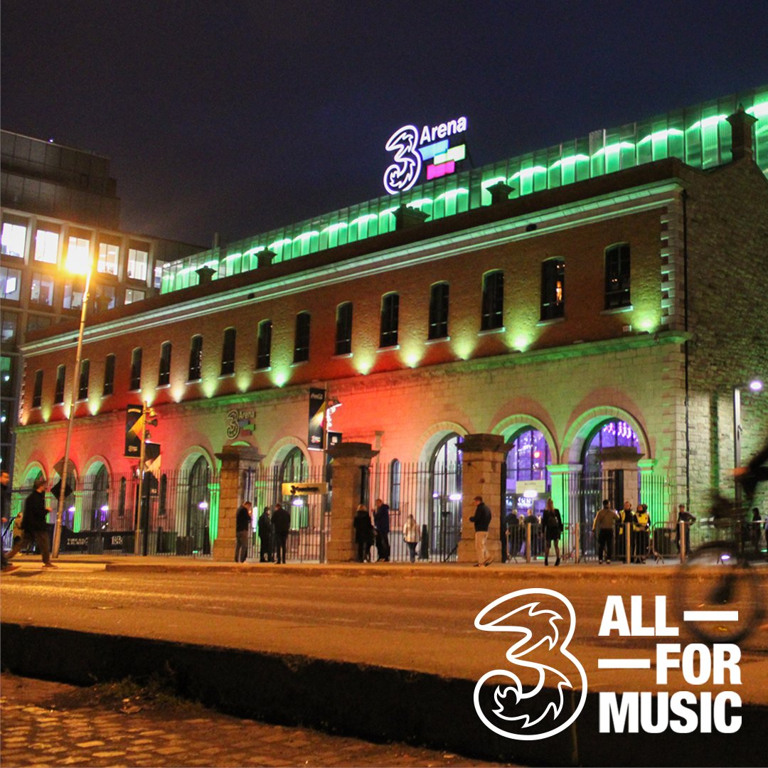 ThreeIreland's tweet photo. 🍀 Win a pair of tickets to any 3Arena or 3Olympia gig this St Patrick's Day 🍀 

To enter: ✨RT and tell us your favourite Irish artist of all time using the #3AllForMusic hashtag 💚

Three customers can unlock pre sale access to 3Arena and 3Olympia gigs all year round 🔓 https://t.co/f9N9xQllSe