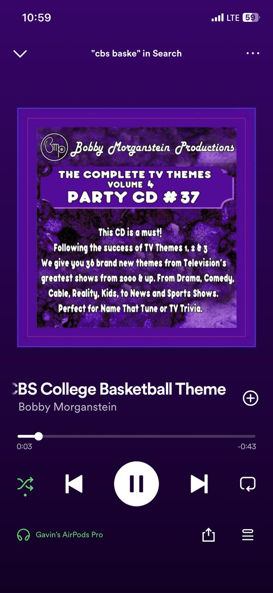 “What’re you listening to?”
Uhhhh