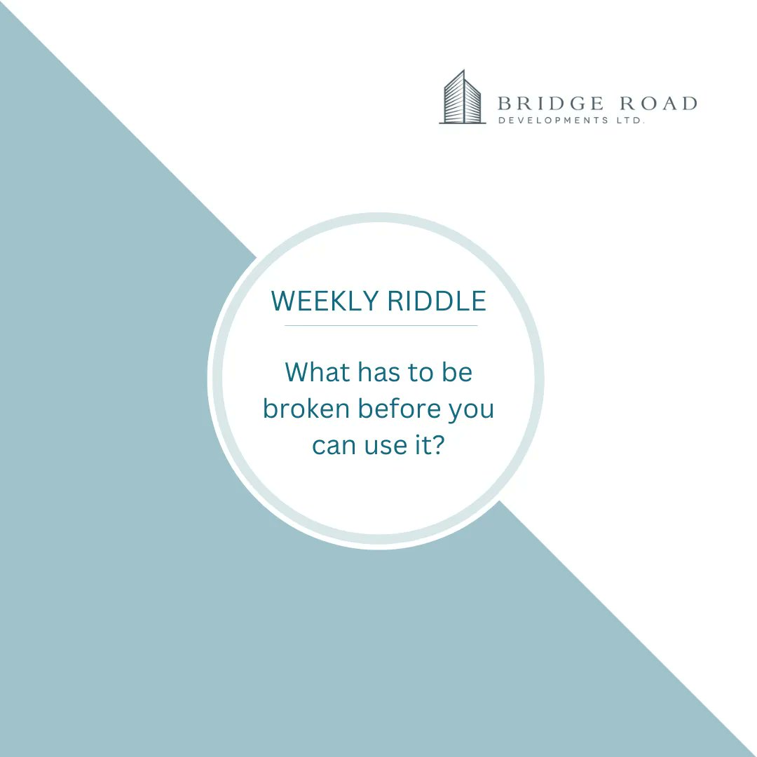 BridgeRoadDev's tweet photo. The weekly riddle is here! What's your guess?

Answer to last week's riddle: A promise

#riddles #riddle #puzzles #brainteaser #brainteasers #riddlemethis #quiz #braingames #fun #challenge #riddlemethat #game https://t.co/57L4ByC5Ba