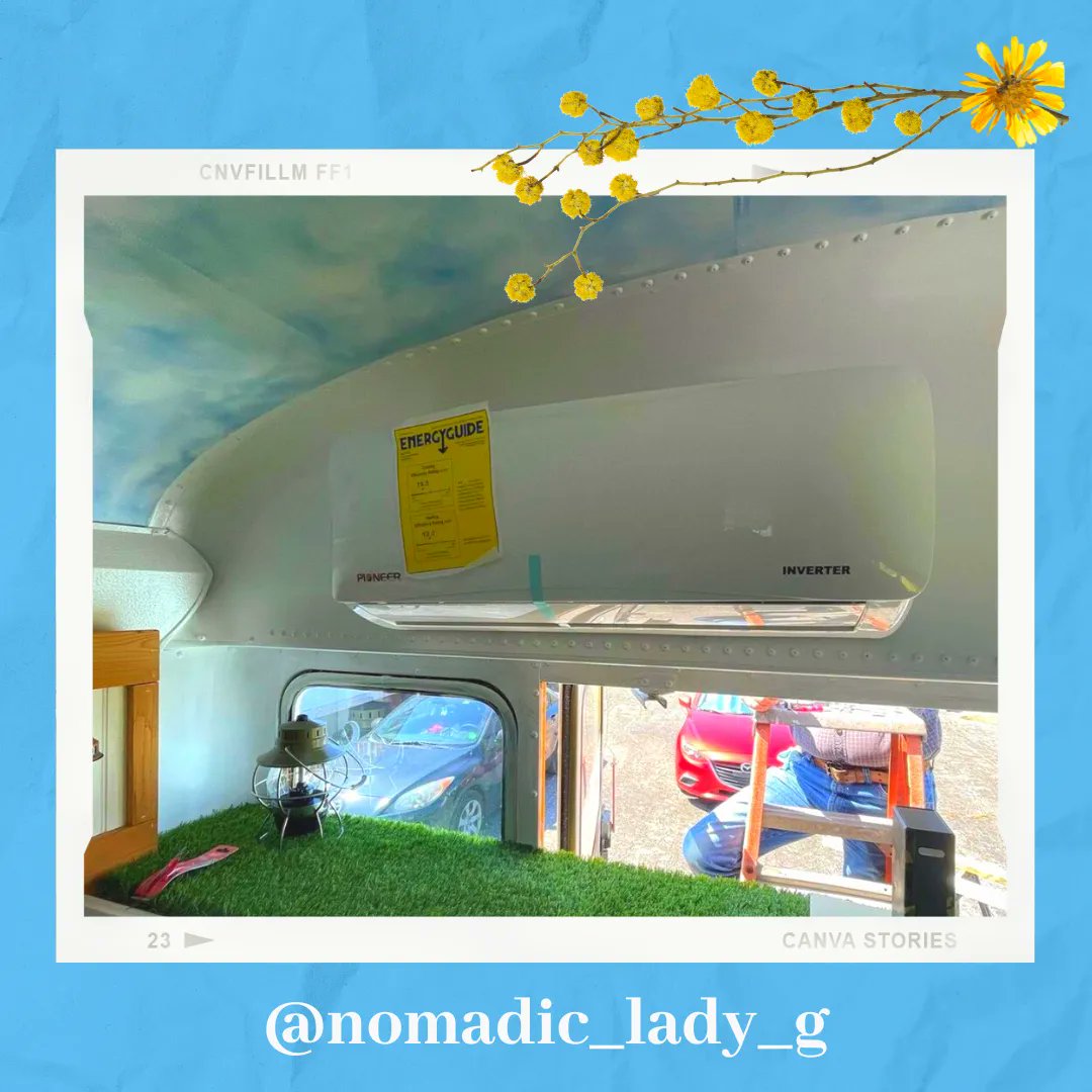 PioneerHVAC's tweet photo. Special thank you to nomadic_lady_g for sharing their mini split! :) 👏. Make sure to tag us in your install photos to be featured on our social media or DM us on Instagram, Facebook, and Twitter! 😀 https://t.co/mYEXaawpPE
