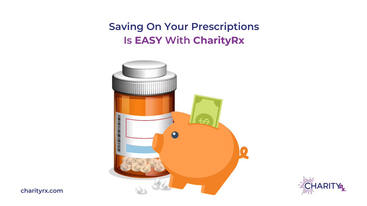 CharityRx's tweet photo. Saving on your everyday prescriptions is easy with CharityRx! Claim your discount card today.

💸 Unlock savings now at https://t.co/bGCIsIQtqX

#CharityRX #Pharmacy #Charity #HelpAndSave #PharmacyDiscount #SaveOnPrescriptions #MajorSavings https://t.co/tH5M9ki4tn
