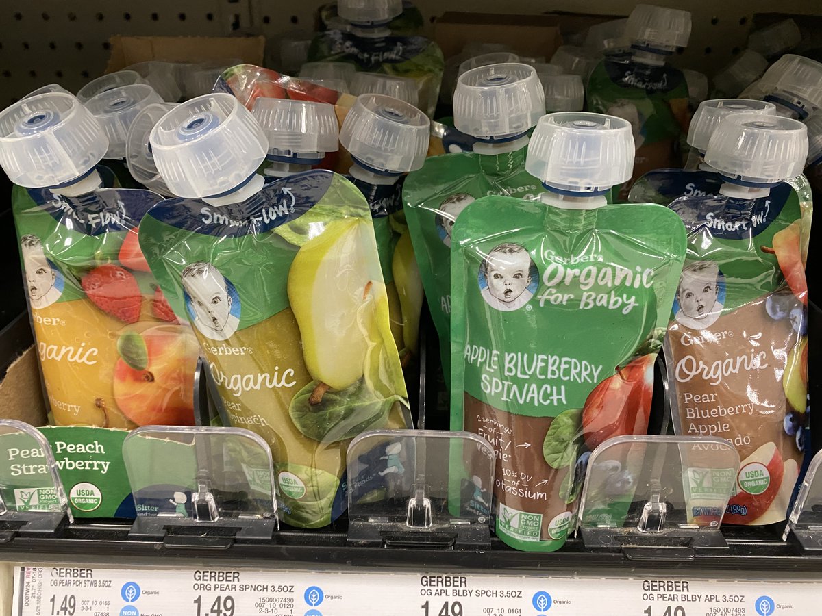 BeyondPlastAct's tweet image. .@Nestle We're glad #Gerber still uses 100% recyclable glass jars some of the time, but WHY not all of the time?!?  In case you haven't heard, single-use #plastic is bad for us &amp;amp; bad for our 🌍.  It's time to #rethinkpackaging and ditch the #plasticpollution.