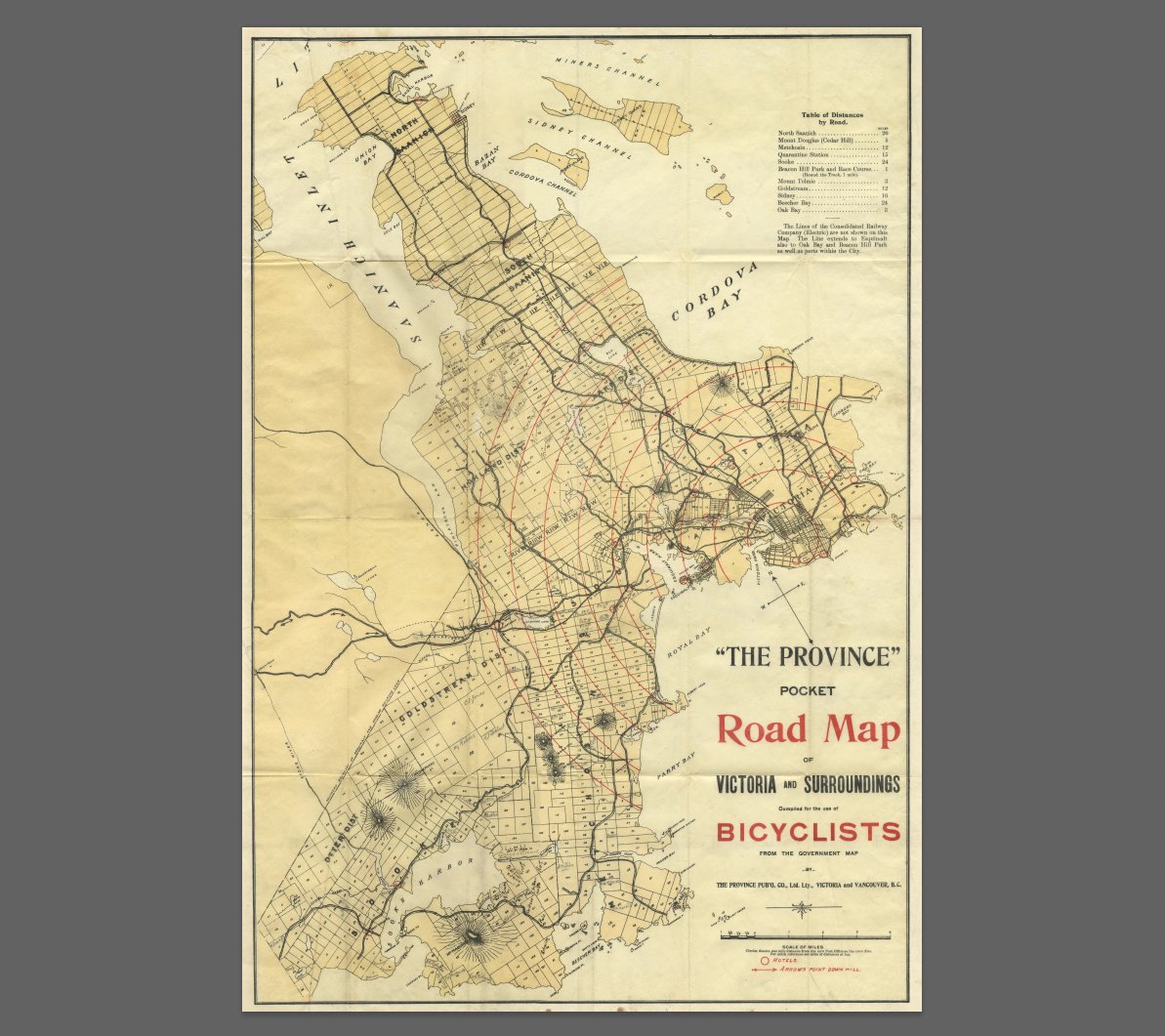 DigitizeUBC's tweet photo. A bicycle trail #map of Victoria, B.C. from 1897!

From the British Columbia Historical Books Collection: https://t.co/vzILNScgsW

@CityOfVictoria https://t.co/AUI3n1J51f