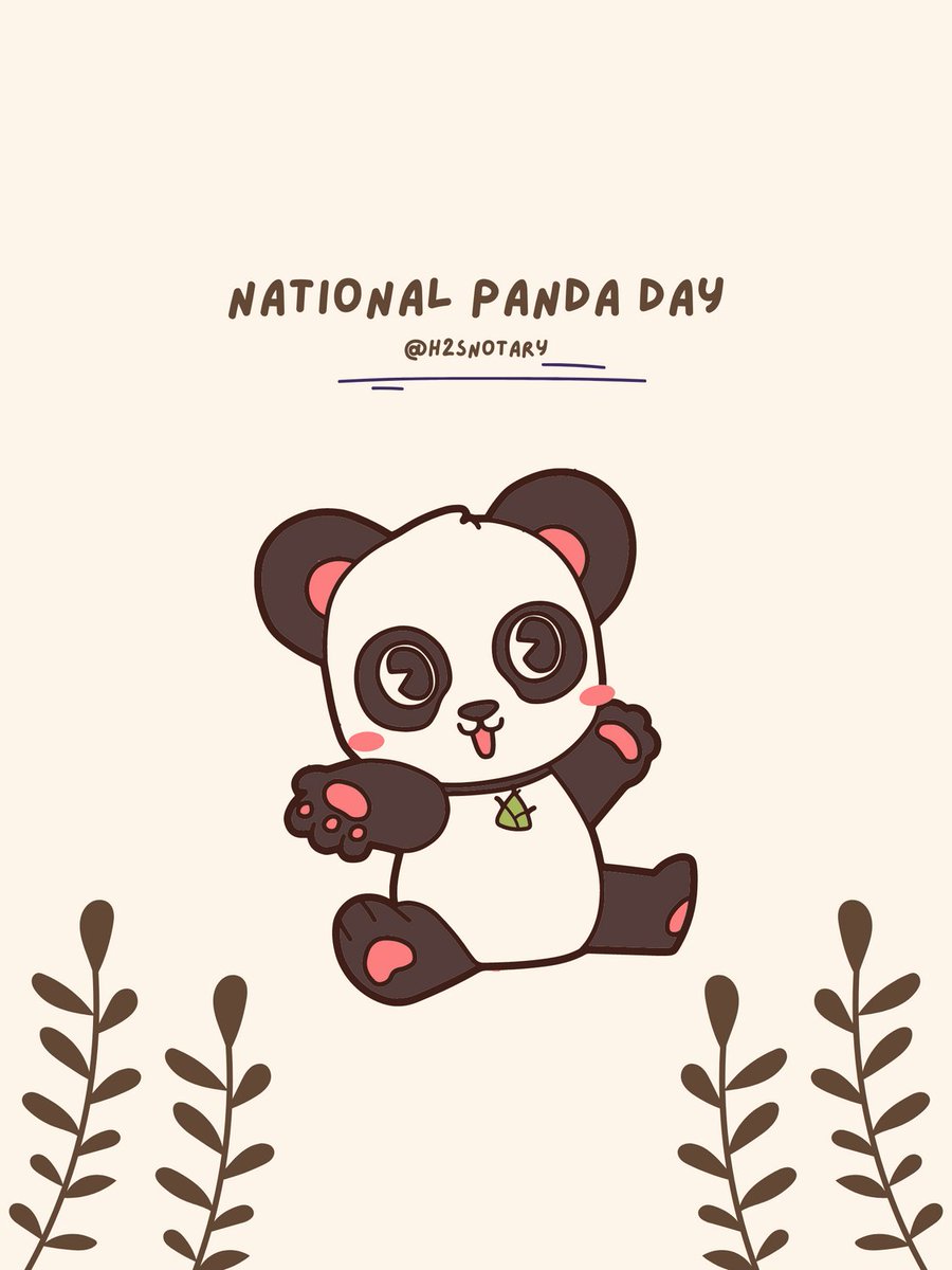 H2SNotary's tweet image. Did you know that pandas are an endangered species w/ only around 1,800 remaining in the wild? They are also known for their distinctive black and white markings, their love for bamboo, and playful personalities #InternationalPandaDay #SaveThePandas #EndangeredSpecies