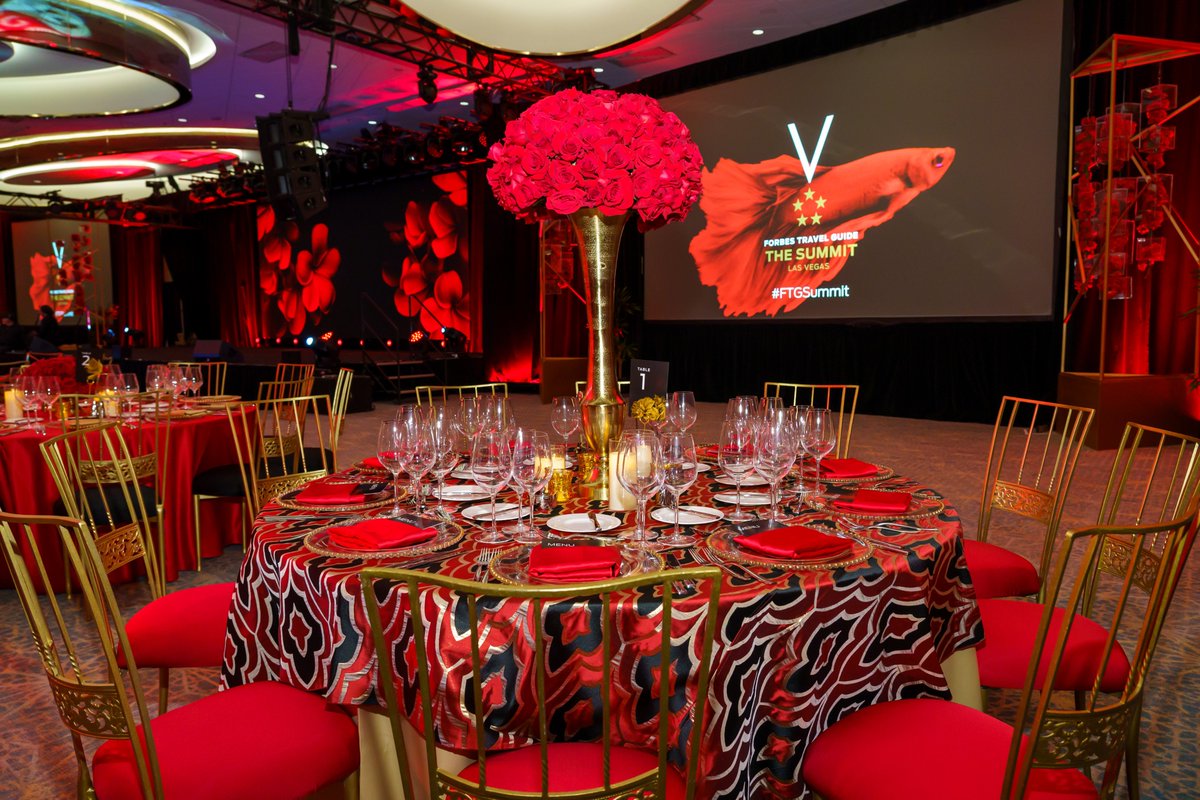 ForbesInspector's tweet photo. For #ThrowbackThursday, we're thinking about our #FTGSummit. It was wonderful to welcome 800 of the hospitality industry's best to @ResortsWorldLV. Thanks to our Brand Officials @INTELITY, @JetLinxAviation, Robert Louey Design, Sharecare Windows and @zynkdesign for their support. https://t.co/kGFmUTJQgw
