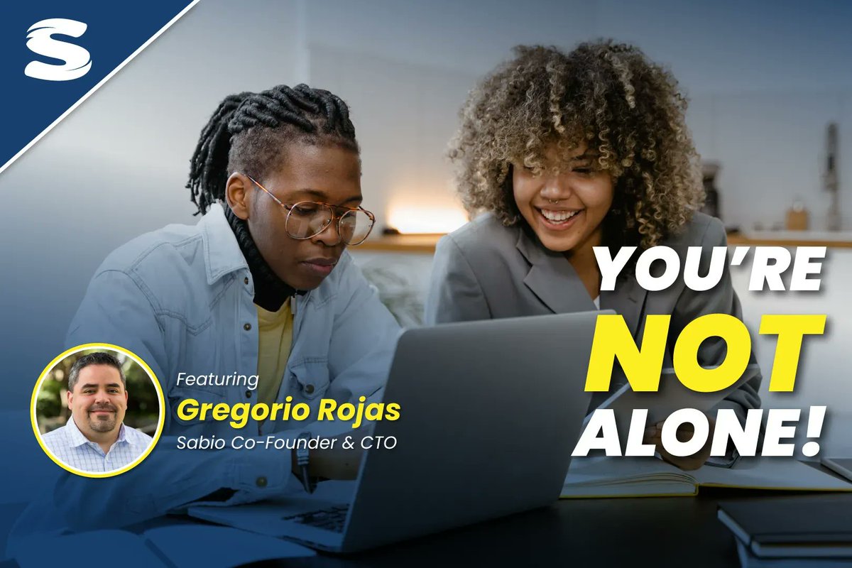 WeSabio's tweet image. Struggling with #impostersyndrome? Watch our 'Overcoming Imposter Syndrome' Series. Up first: You're Not Alone. Watch here ▶️ buff.ly/408CWBz #LearntoCode #BestCodingBootcamp #Sabio